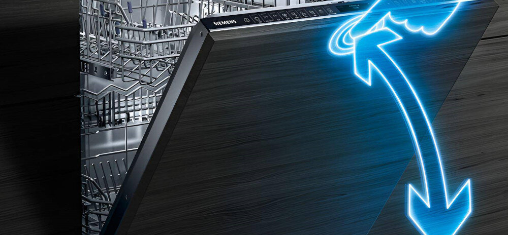 Zmywarka SIEMENS SN87YX03CE openAssist otwieranie łatwe naciskanie drzwi