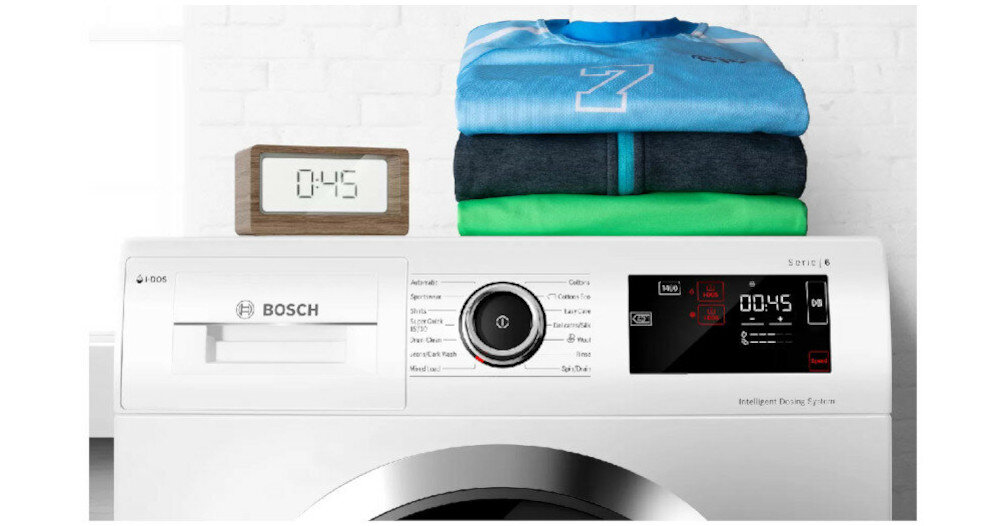 Pralka BOSCH WGG244MSPL - SpeedPerfect skrócenie czasu prania