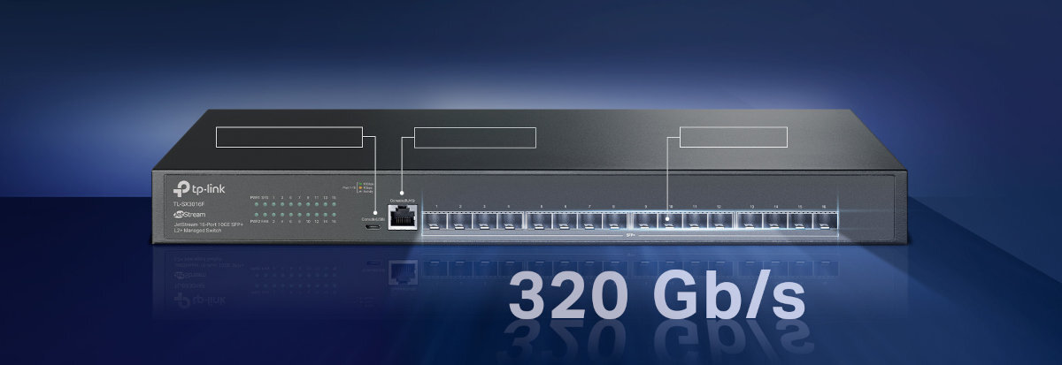 Switch TP.LINK TL.SX3016F wieloslotowy przelacznik TP-LINK