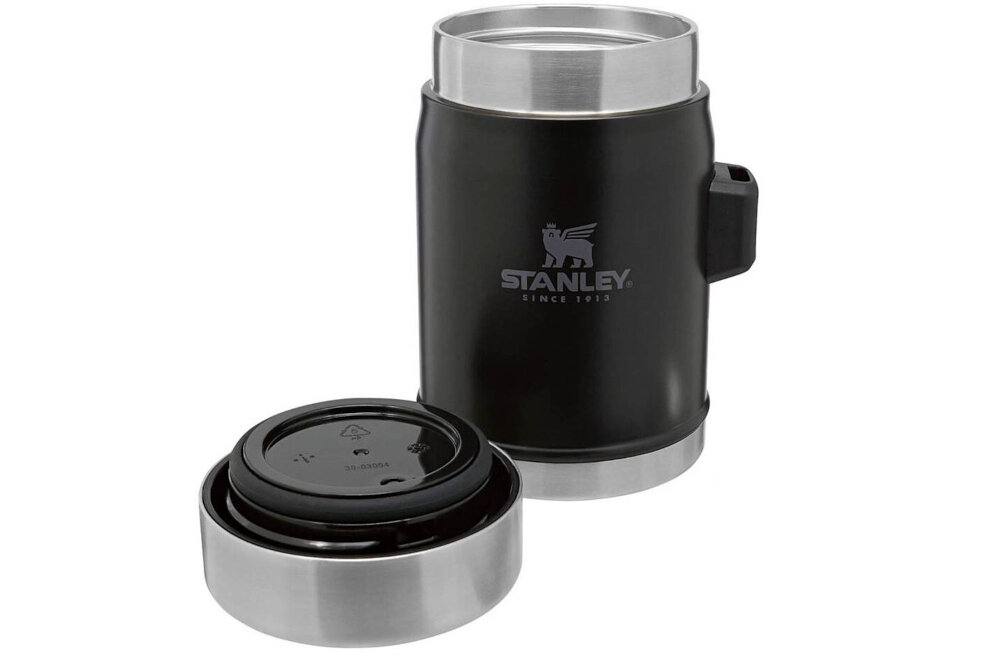 Termos STANLEY Classic 10-09382-005 Czarny + Sztucce