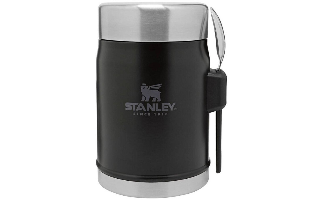 Termos STANLEY Classic 10-09382-005 Czarny + Sztucce
