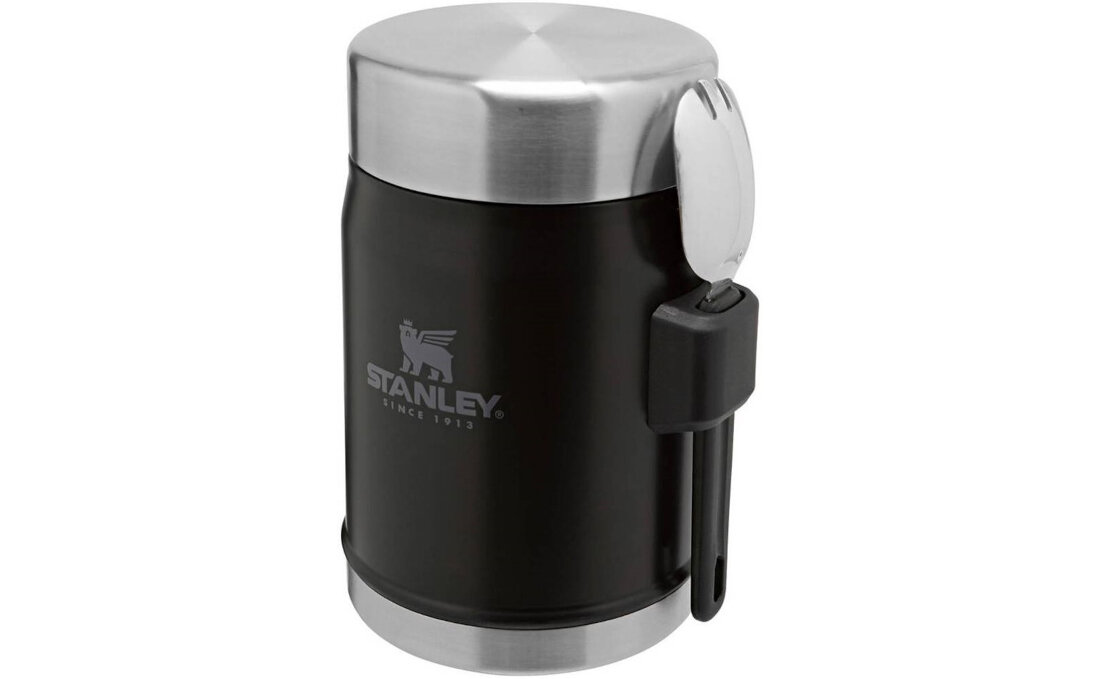 Termos STANLEY Classic 10-09382-005 Czarny + Sztucce