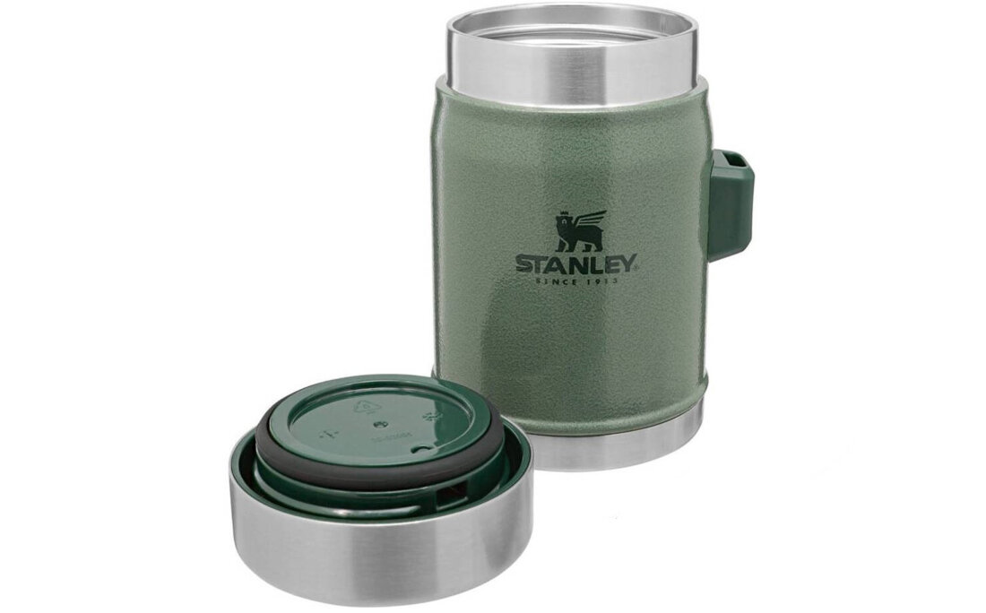 Termos STANLEY Classic 10-09382-004 Zielony + Sztucce