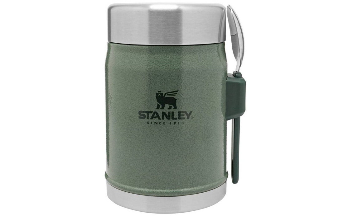 Termos STANLEY Classic 10-09382-004 Zielony + Sztucce