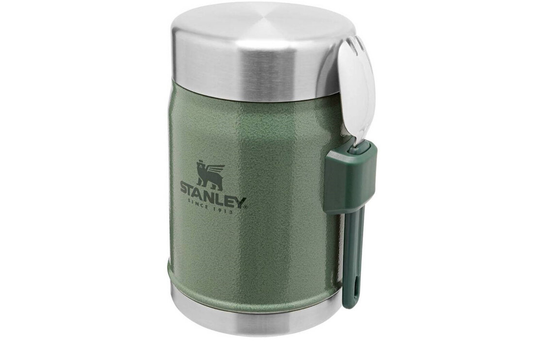 Termos STANLEY Classic 10-09382-004 Zielony + Sztucce