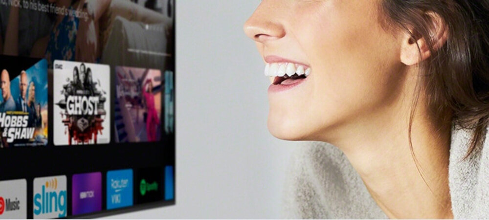 LED телевізор SONY KD-X81KPAEP - голосовий пошук