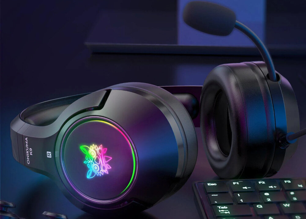 Słuchawki ONIKUMA K9 mikrofon redukcja szumów komunikacja 