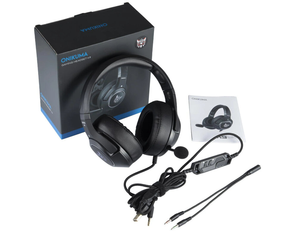 Słuchawki ONIKUMA K9 zestaw 