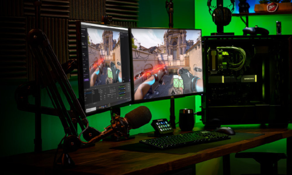 GeForce RTX 3050 Twin X2 8GB stanowisko