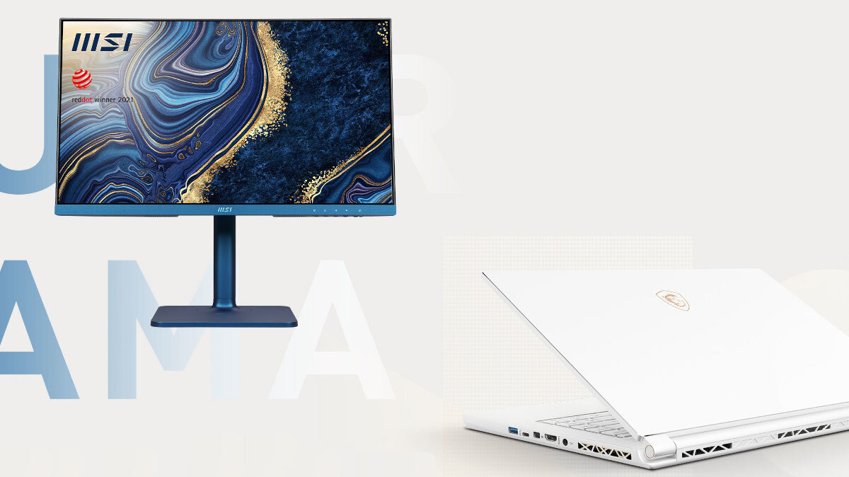 Monitor MSI Modern MD241P 24 1920x1080px IPS Więcej niż jedno urządzenie jednocześnie