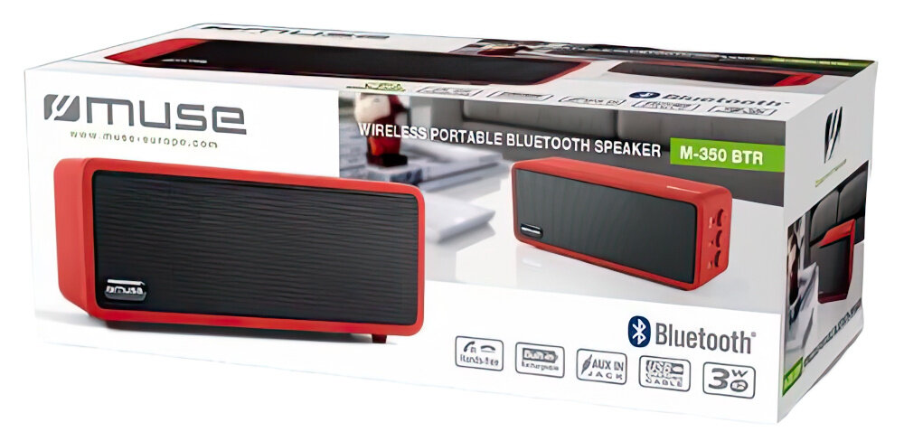 Głośnik mobilny MUSE M-350-BTR - bluetooth