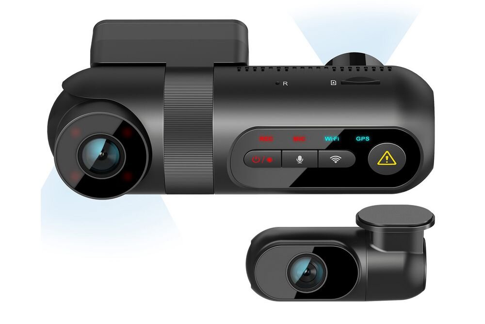 Wideorejestrator VIOFO T130 3CH  obiektyw rozdzielczość nagrywanie kąt zapis sensor czujnik montaż wymiary ładowanie zasilanie auto samochód rejestrowanie karta pamięć pojemność ładowarka obraz zdjęcia filmy aplikacja sterowanie 