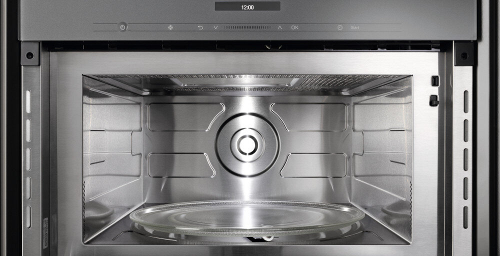 Kuchenka mikrofalowa MIELE M 6012 SC komora stal szlachetna