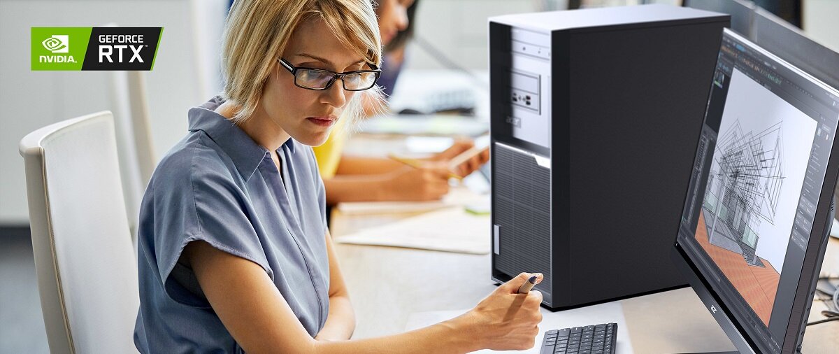 Komputer ACER Veriton K8 VK8-680G i7-11700 16GB RAM 512GB SSD GeForce RTX3070 Nieokiełznana produktywność