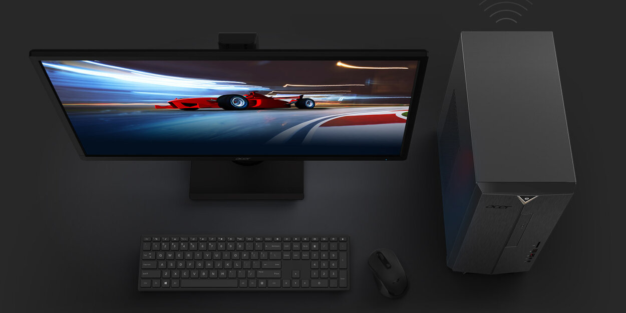 Komputer ACER Aspire TC-1760 i5-12400 8GB RAM 512GB SSD GeForce GTX1650 Windows 11 Home Łączność