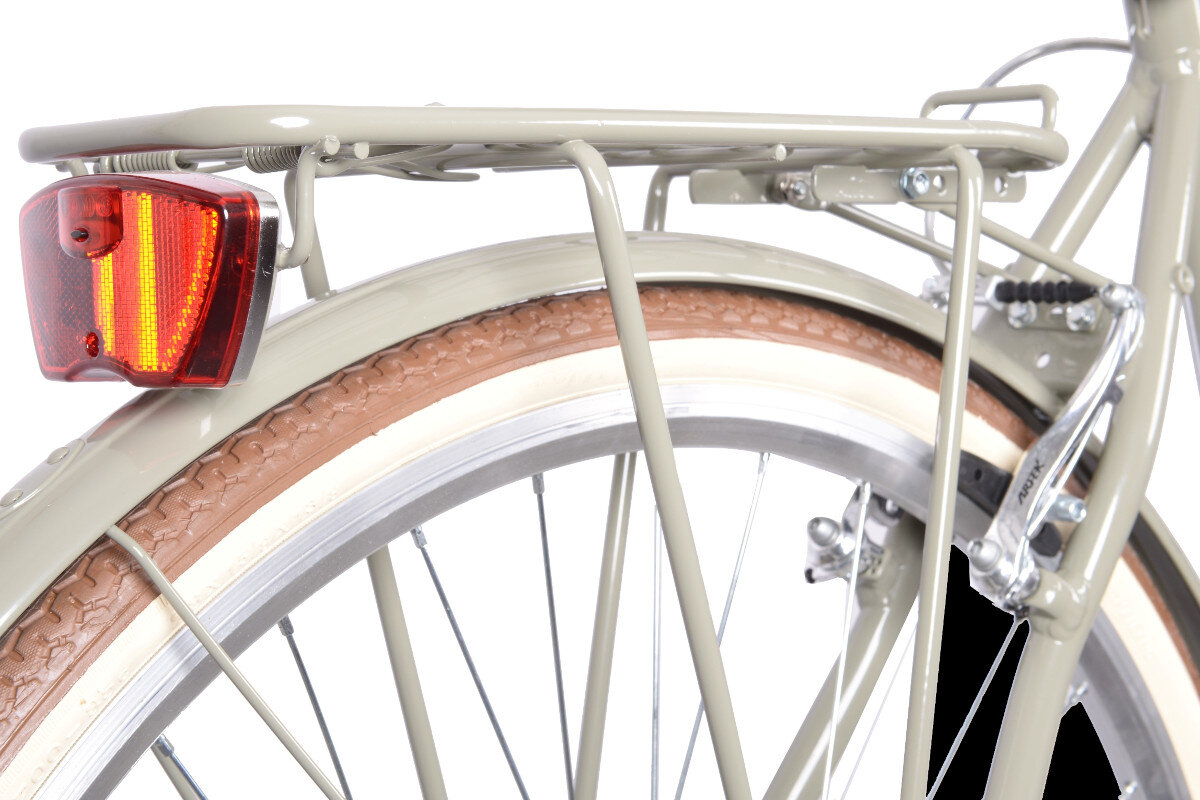 Rower miejski MBM Boulevard 6B 28 cali meski khaki wyposazenie