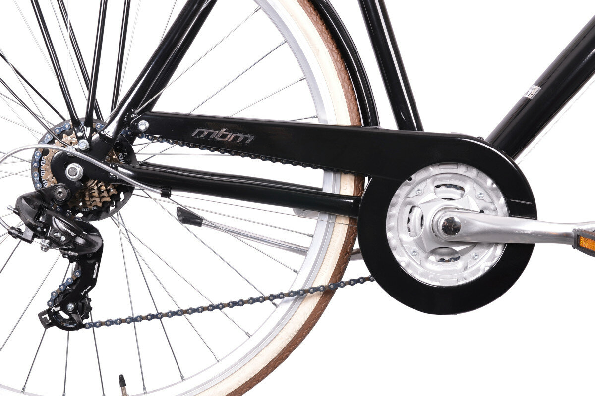Rower miejski MBM Boulevard 18B 28 cali meski Czarny kola