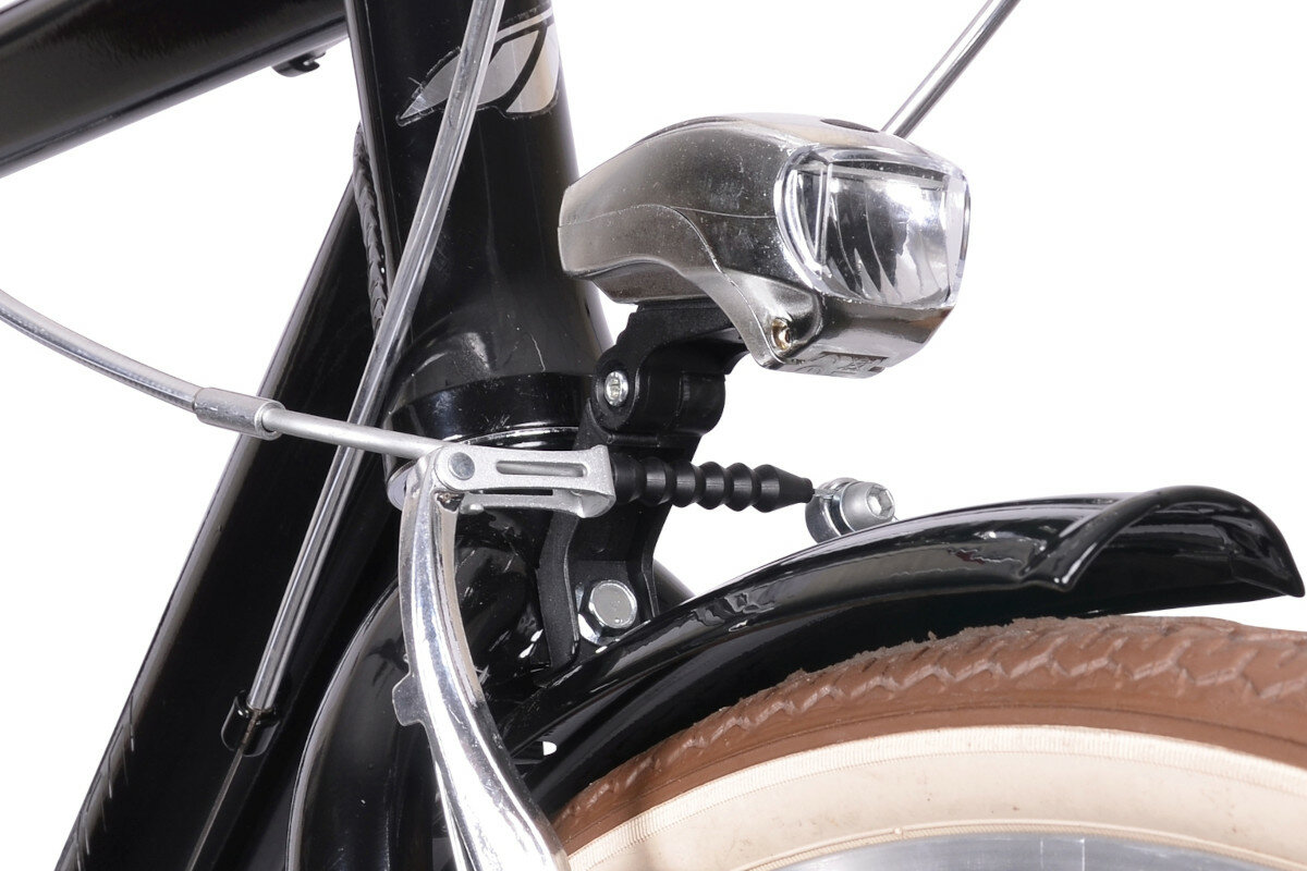 Rower miejski MBM Boulevard 18B 28 cali meski Czarny oswietlenie led