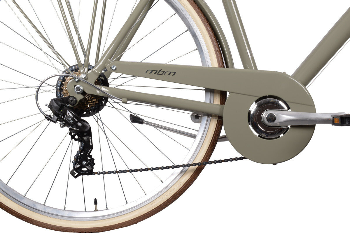 Rower miejski MBM Boulevard 6B 28 cali meski khaki kola