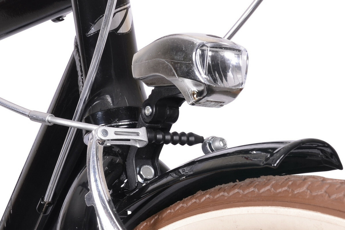 Rower miejski MBM Boulevard 6B 28 cali meski Czarny oswietlenie led