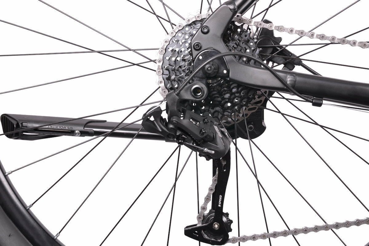 Rower trekkingowy MBM Maxilux M20 29 cali meski Czarny biegi