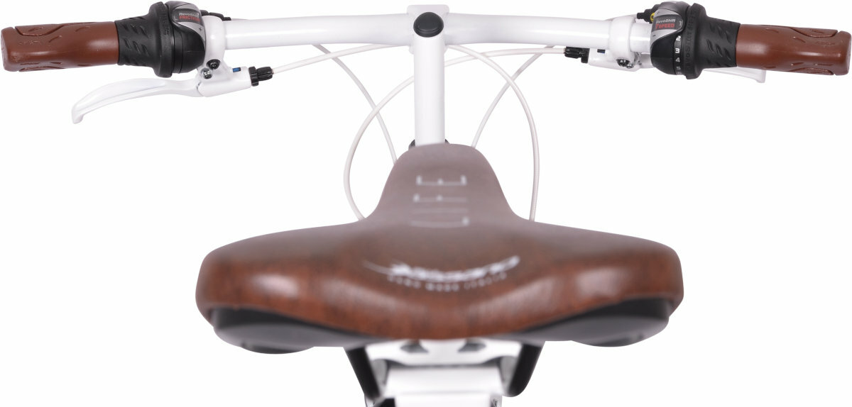 Rower miejski MBM Life Hybrid City Trekking 21B 28 cali meski Czarny wyposazenie