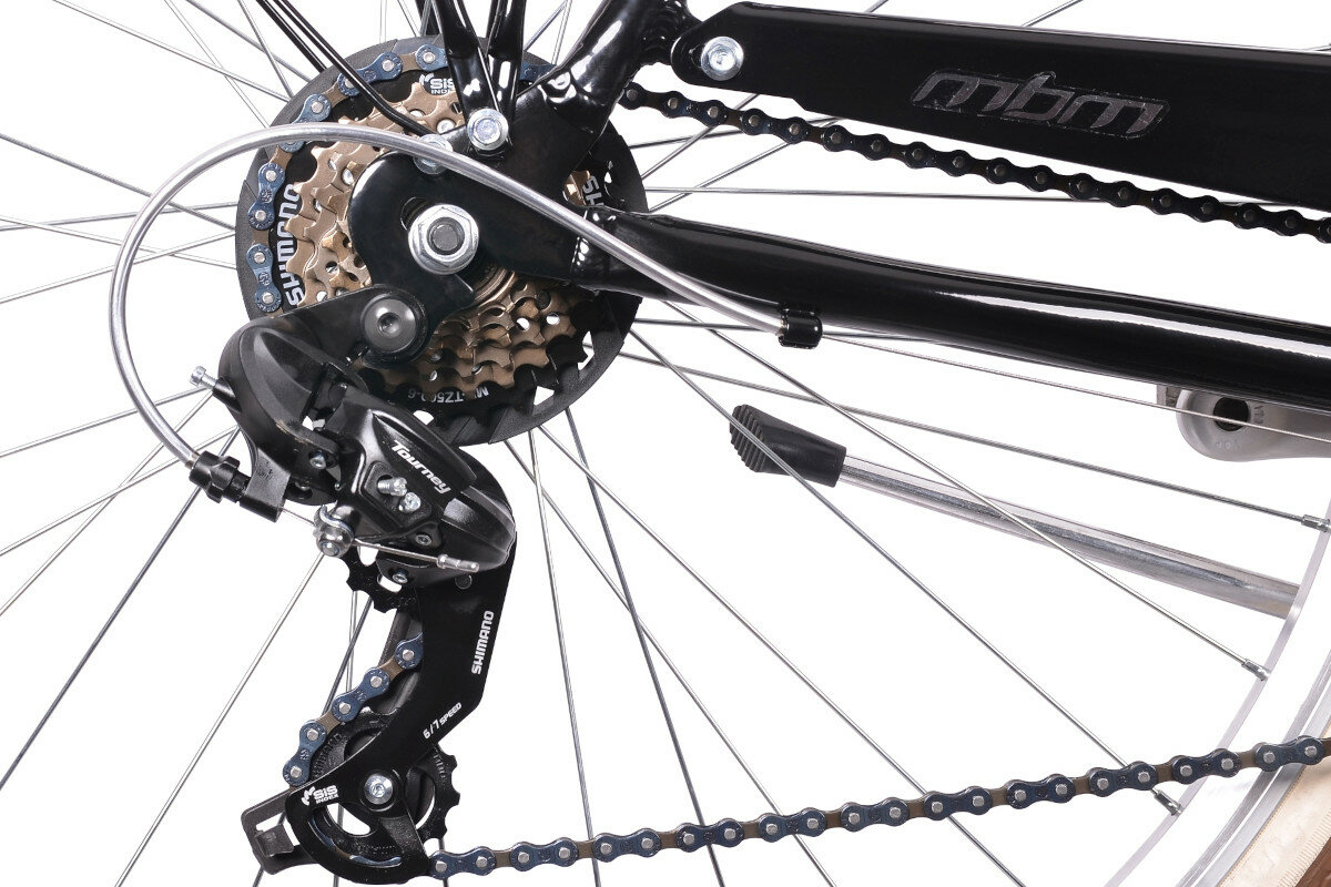 Rower miejski MBM Boulevard 18B 28 cali meski Czarny hamulce v-brake
