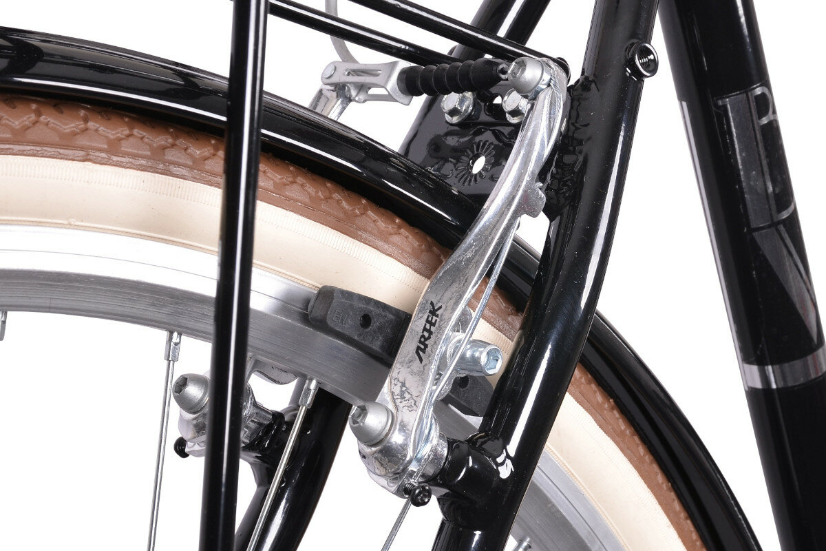 Rower miejski MBM Boulevard 18B 28 cali meski Czarny hamulce v-brake