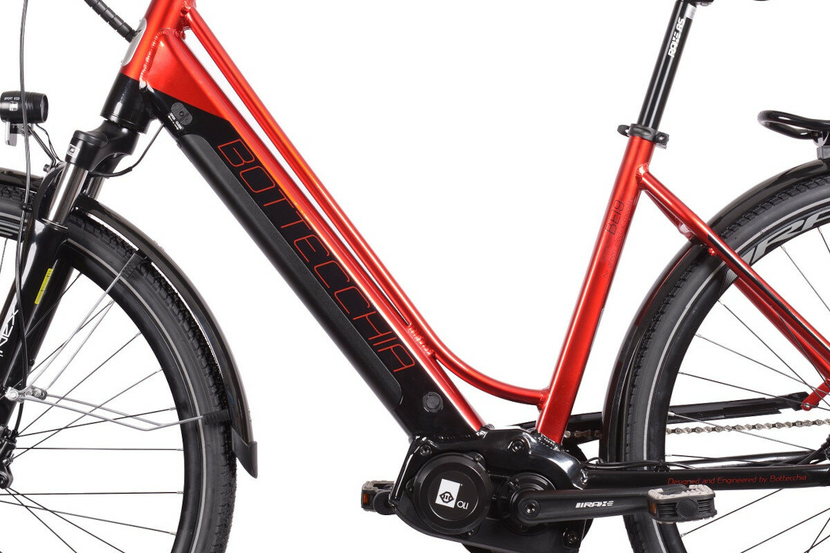 Rower elektryczny BOTTECCHIA BE19 E-City Evo Lady D17 29 cali Zielony rama aluminium