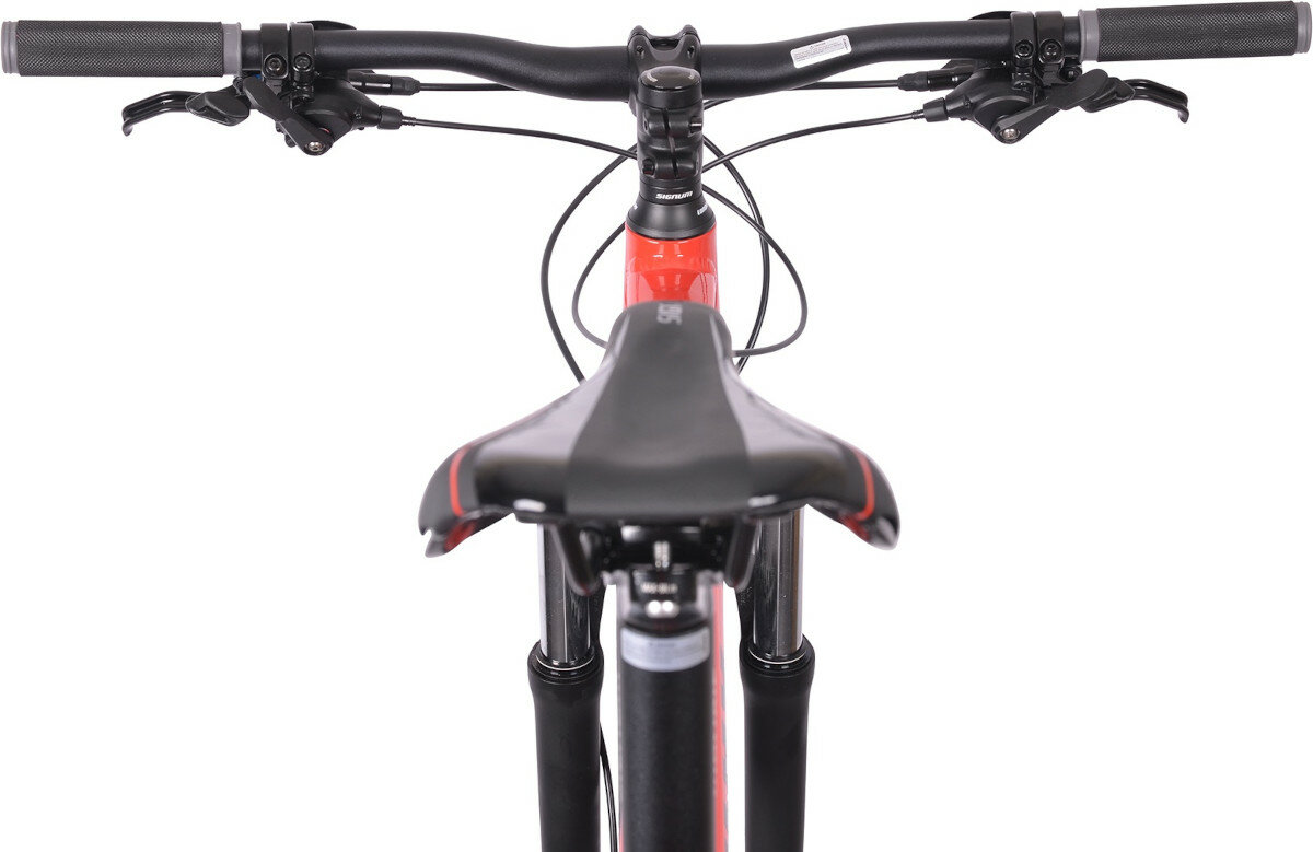 Rower gorski MTB LOMBARDO Sestriere 350 M20 29 cali meski Czerwono-czarny wyposazenie