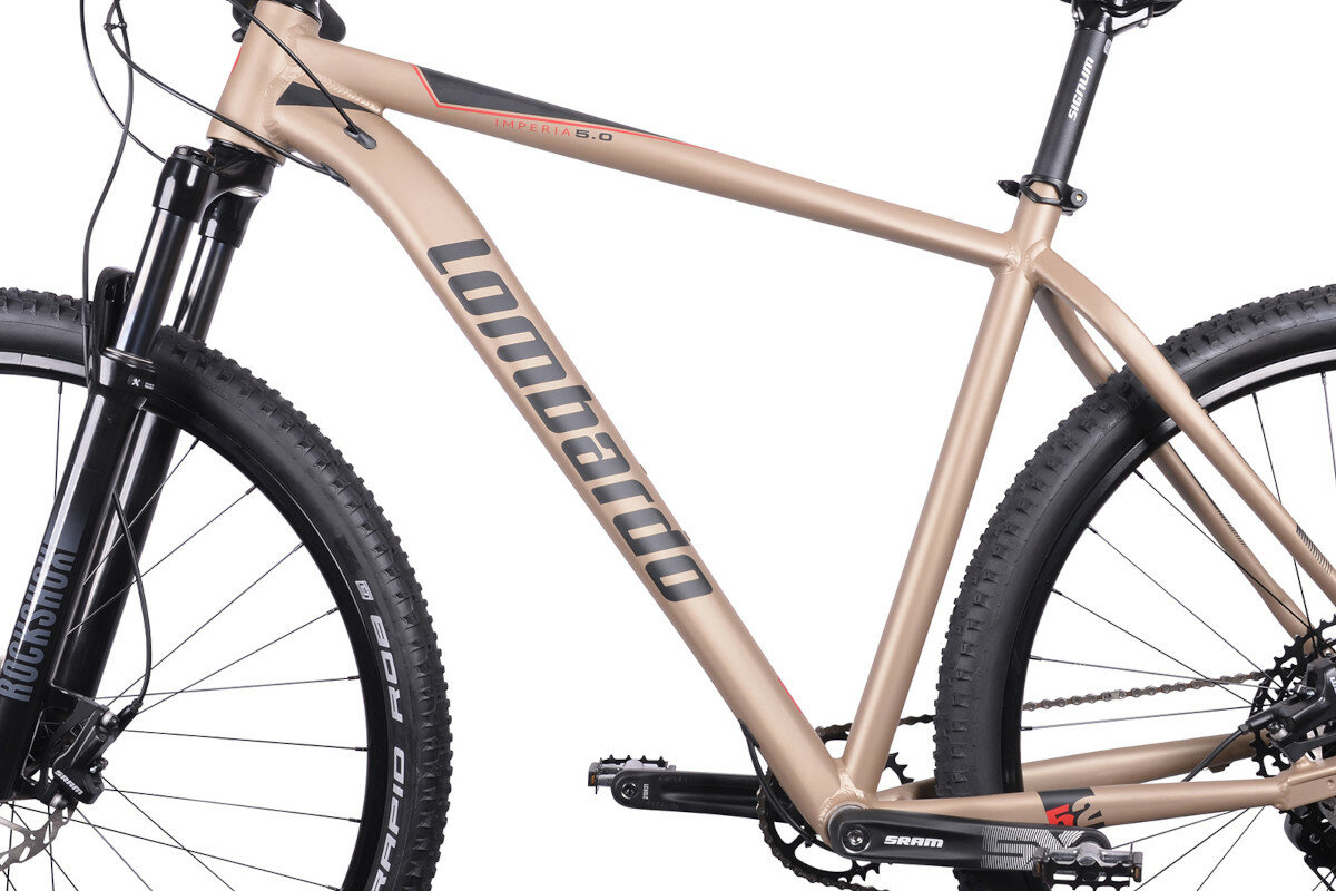 Rower górski MTB LOMBARDO Imperia 5.0 M17 29 cali męski Brązowy rama aluminium