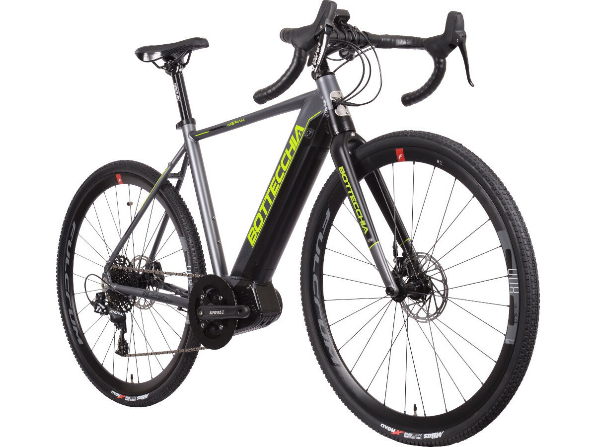 Rower elektryczny BOTTECCHIA BE85 Meark M19 28 cali męski Szary wyglad