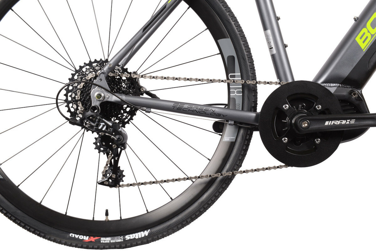 Rower elektryczny BOTTECCHIA BE85 Meark M20 28 cali męski Szary kolo rozmiar