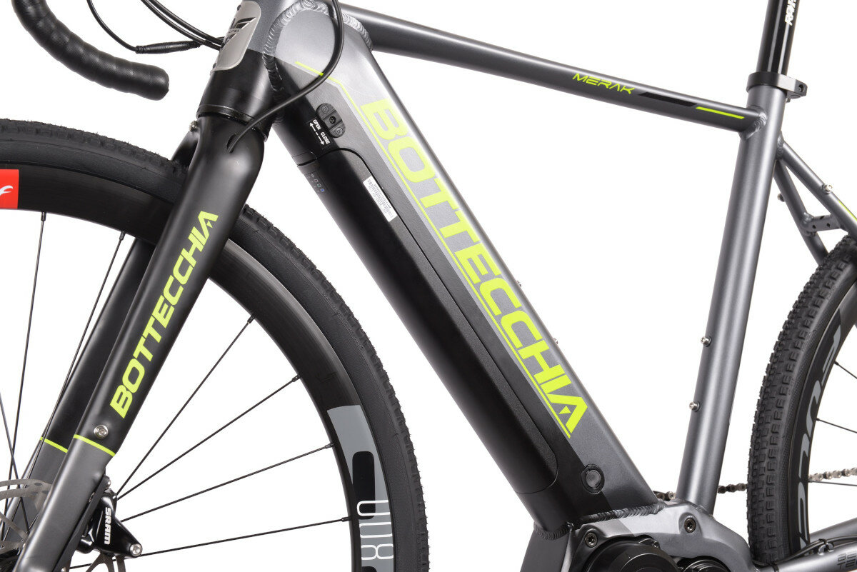 Rower elektryczny BOTTECCHIA BE85 Meark M22 28 cali męski Szary rama aluminium