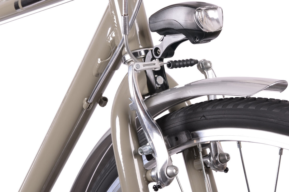 Rower miejski MBM 828 Central 6B 28 cali meski szary hamulce v-brake