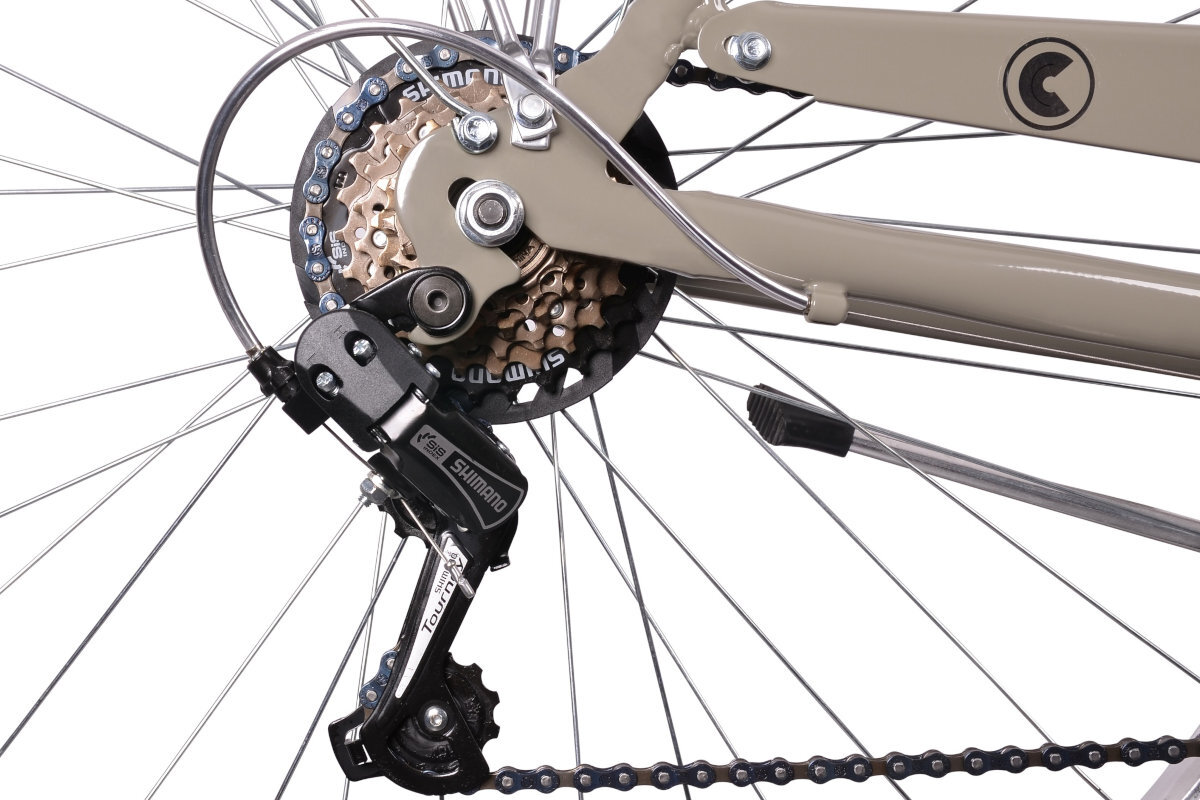 Rower miejski MBM 828 Central 6B 28 cali meski szary hamulce v-brake