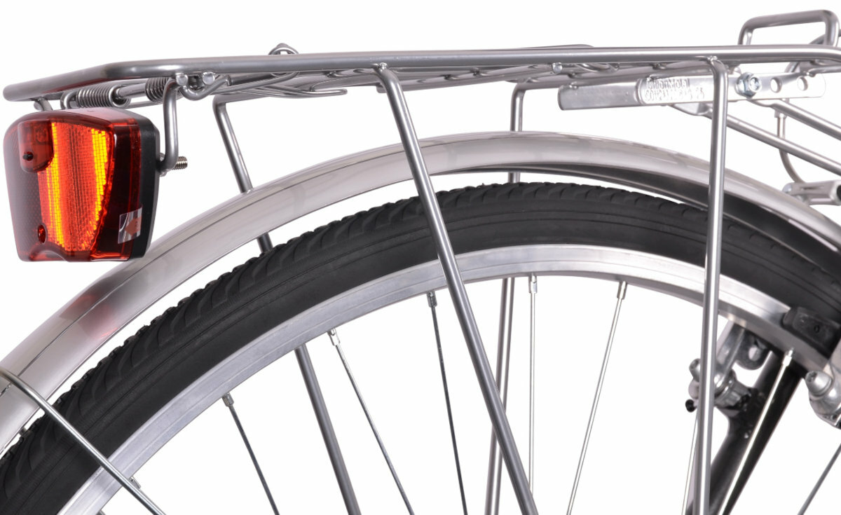 Rower miejski MBM 828 Central 6B 28 cali meski szary wyposazenie