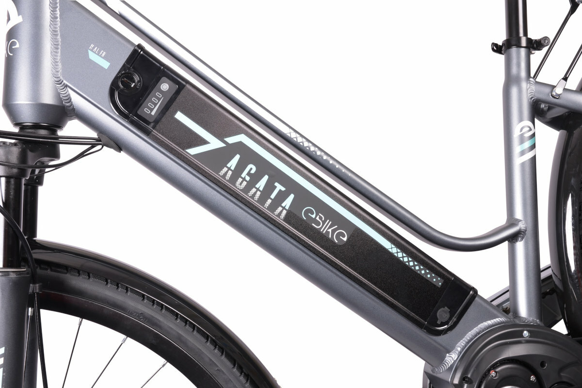 Rower elektryczny ESPERIA Agata D17 28 cali damski Grafitowy rama aluminium