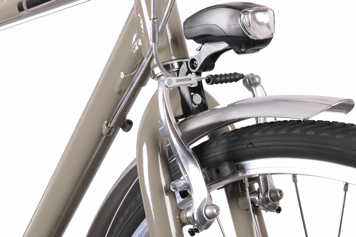 Rower miejski MBM 828 Central 6B 28 cali meski szary hamulce v-brake