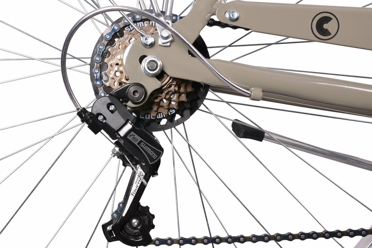 Rower miejski MBM 828 Central 6B 28 cali meski szary hamulce v-brake