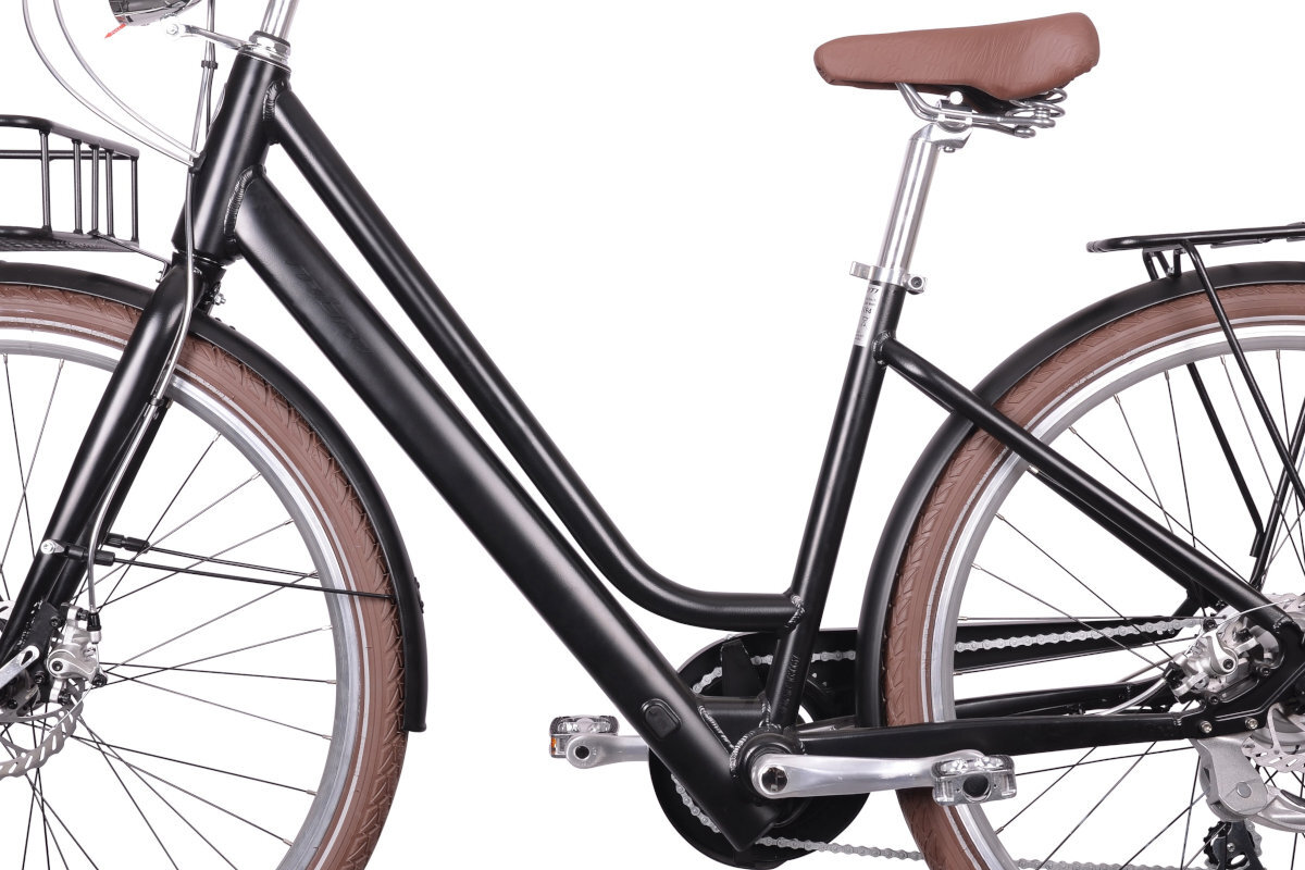 Rower elektryczny MBM La Rue D18 28 cali damski czarny rama hydroformowana