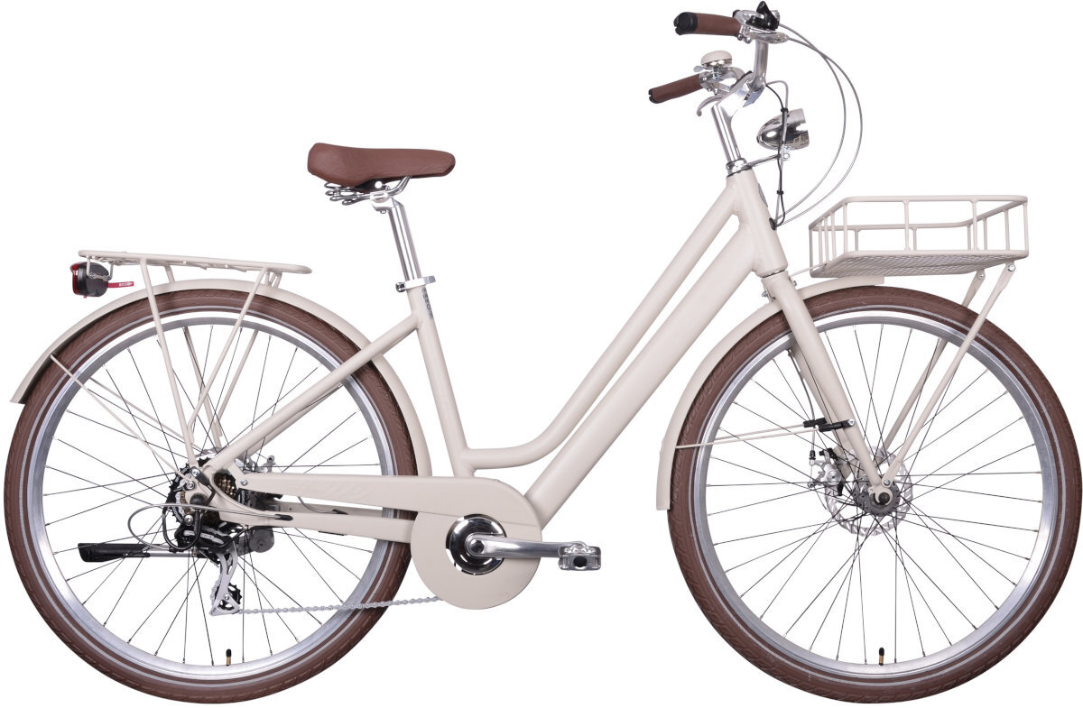 Rower elektryczny MBM La Rue D18 28 cali damski Bezowy wyglad