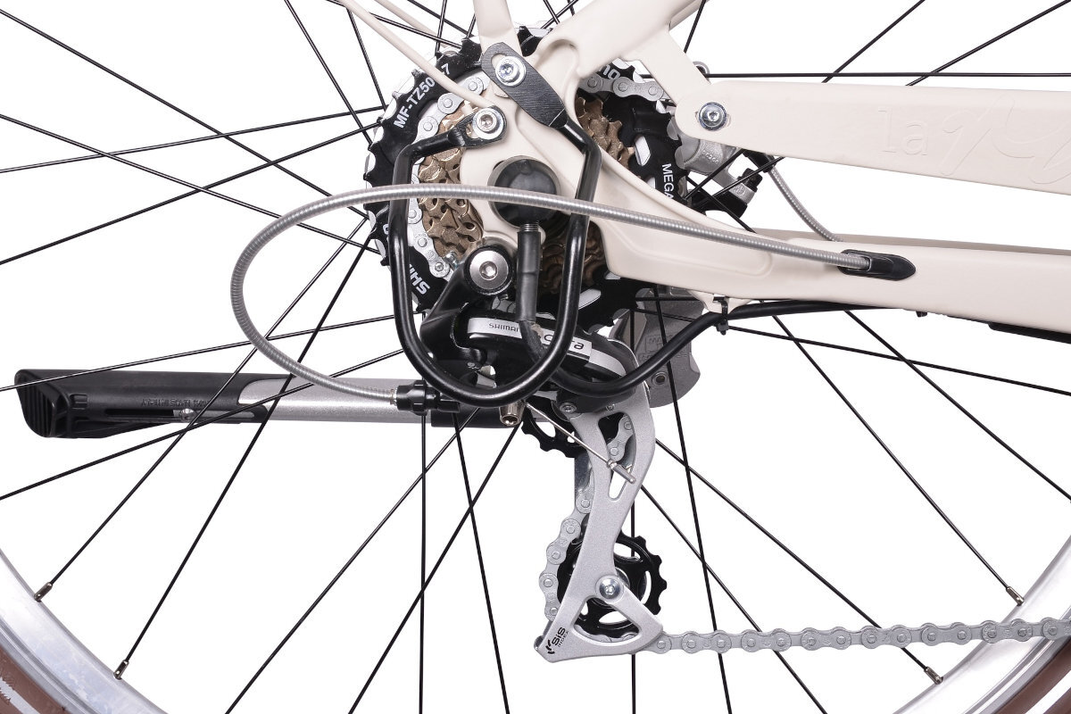 Rower elektryczny MBM La Rue D18 28 cali damski Bezowy