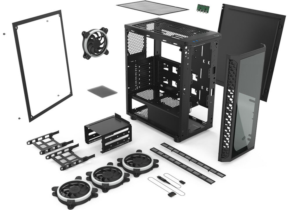 Komputer MAD DOG MD10400F-I06 i5-10400F 16GB RAM 500GB SSD 1TB HDD GeForce RTX2060 Windows 11 Home obudowa