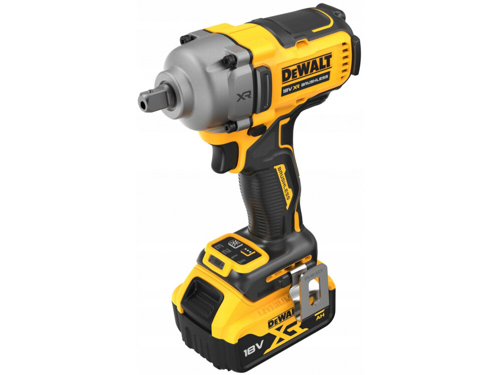Klucz udarowy DEWALT DCF892P2T-QW bieg 4 większa kontrola i precyzja pracy tryb Precision Wrench wysoka kontrola praca z udarem częstotliwość 3250 ud/min