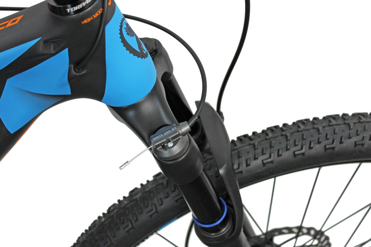 Rower górski MTB TORPADO Nearco N M19 27.5 cala męski Czarno-niebieski amortyzator