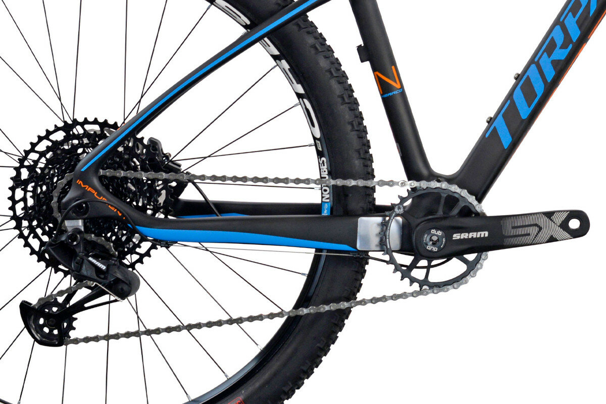 Rower górski MTB TORPADO Nearco N M19 27.5 cala męski Czarno-niebieski korba suport