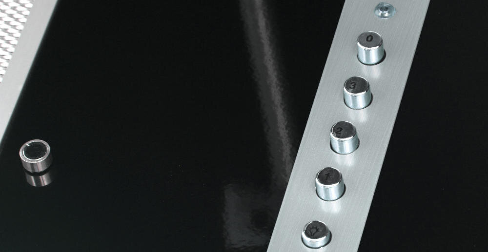 AKPO WK-4 Gamma 60 okap oświetlenie led potrawy klimat panel sterowanie dotykowe ustawienia