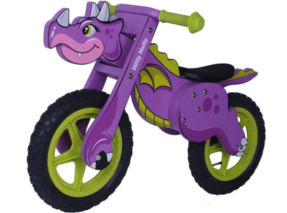 Rowerek biegowy MILLY MALLY Dino rozwoj sprawnosci fizycznej