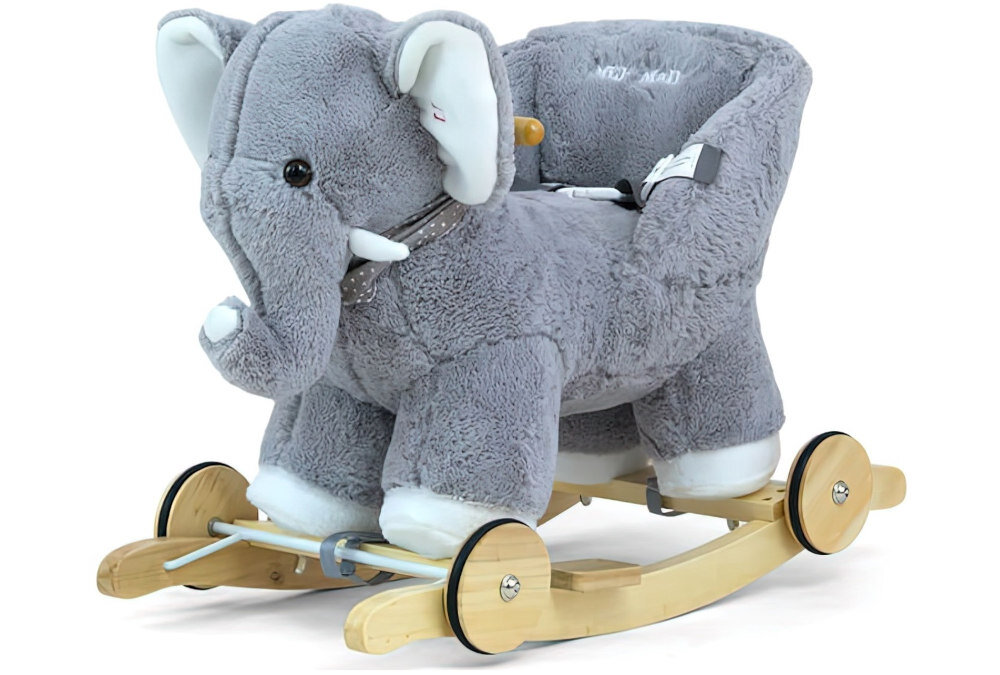 Słoń na biegunach MILLY MALLY Polly Szary Od 12-36 miesięcy
